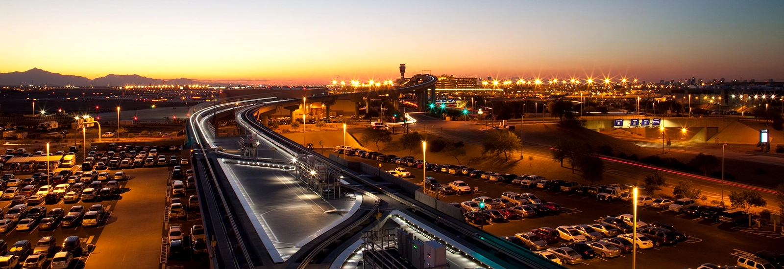 Airport transfer parking
